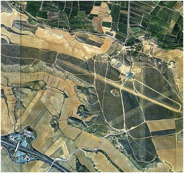 vista aerea del aeródromo de alfes