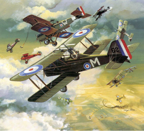 combate aereo en la 1ª guerra mundial